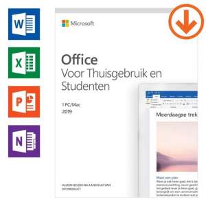 Microsoft Office 2019 Home & Student - Eenmalige aankoop (download)