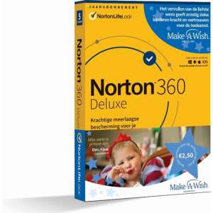 Norton 360 Deluxe 2020 - 5 Apparaten - 1 Jaar - 50GB - Nederlands - Windows/MAC/Android/iOS Download