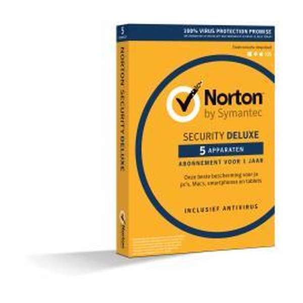 Norton Security Deluxe 5-Apparaten 1jaar 2020 - Antivirus inbegrepen - Windows | Mac | Android | iOS