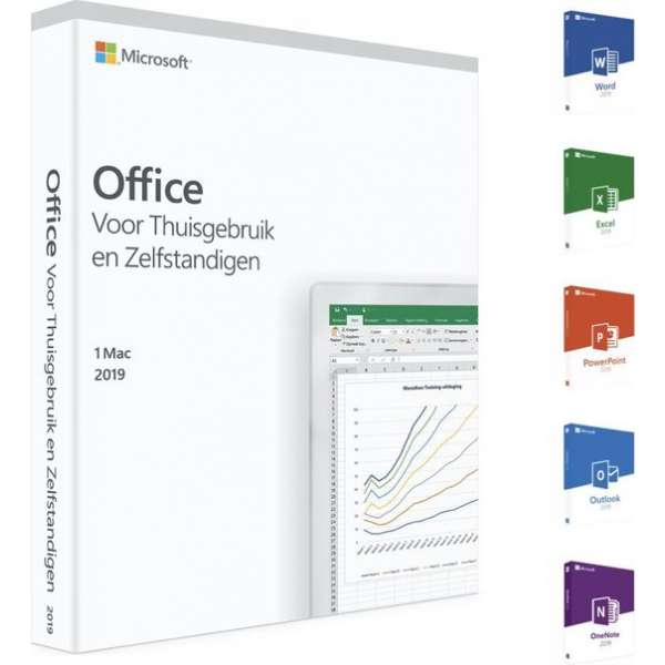 Microsoft Office 2019 Home and Business - Eenmalige aankoop - MAC/WINDOWS | Office 2019 Nederlands