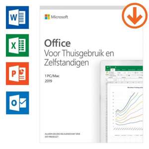 Microsoft Office 2019 Home & Business - Nederlands - 1 jaar abonnement (download)