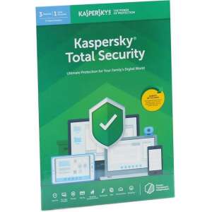 Kasperksy Total Security | 3 Apparaten | 2 Jaar | Engelse verpakking | 2020
