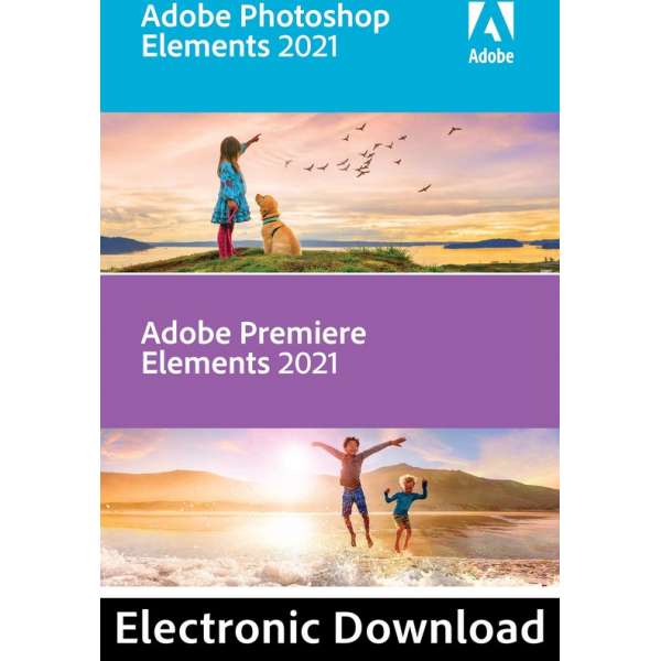 Adobe Photoshop & Premiere Elements 2021 - Engels/Frans/Duits - Mac download
