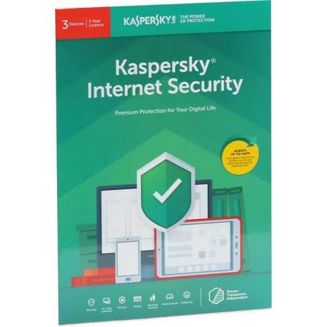 Kasperksy Internet Security | 3 Apparaten | 1 Jaar | Engelse verpakking | 2020