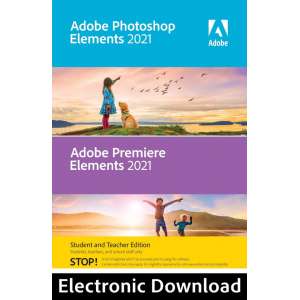 Adobe Photoshop & Premiere Elements 2021 Student/Docent Editie - Nederlands/Engels/Frans/Duits - Windows download