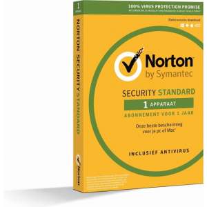 SYMANTEC Norton Security Standard 3.0 NL 1 user 1 year(P)