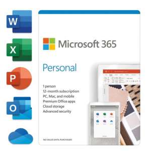 Microsoft 365 personal - engels - 1 jaar abonnement