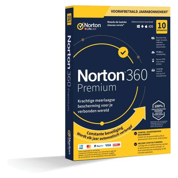 NORTON 360 PREMIUM 75GB BN 1U 10D