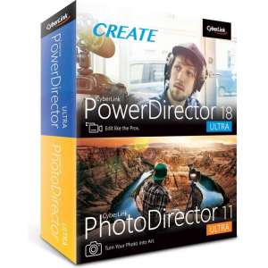 Cyberlink PowerDirector 18 Ultra & PhotoDirector 11 Ultra Duo - Meertalig - Windows Download