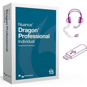 Dragon 15 Professional Individual - Nederlands+Engels