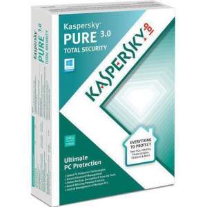 Kaspersky, Pure 3.0 Total Security (3 PC) (Dutch / French)