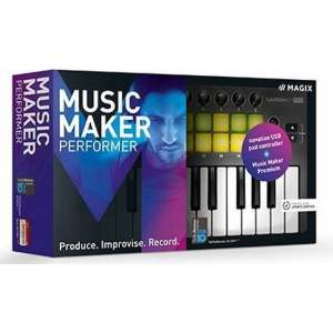 Magix Music Maker Performer - Inclusief Luxe Keyboard - Nederlands / Engels / Frans - Windows