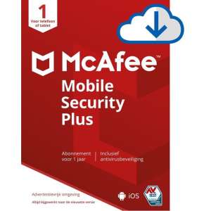 McAfee Mobile Security Plus -  1 Apparaat - 1 Jaar - België/Nederland
