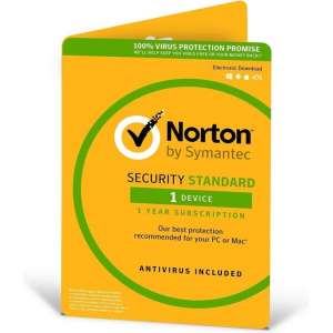 Norton Security Standard 3.0 - Engels / 1 Apparaat / 1 Jaar / Windows / Mac / iOS / Android