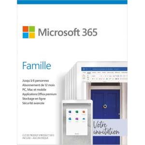 Microsoft 365 Family - Frans - 1 jaar abonnement