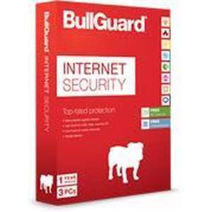 BullGuard Internet Security1Year3UsersMDLRetail