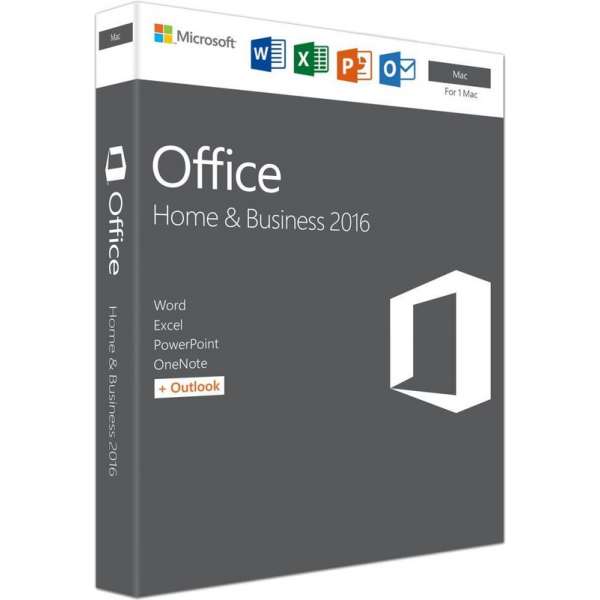 Microsoft Office 2016 Home & Business - Mac - Engels