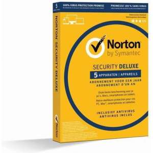 NortonLifeLock Norton Security Deluxe 1 licentie(s) 1 jaar Duits, Nederlands, Frans