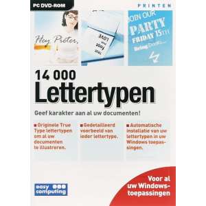 Easy Computing 14.000 Lettertypen