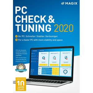 Magix PC Check & Tuning 2020 - 1 Apparaat - Engels/Duits - Windows Download
