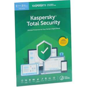 Kasperksy Total Security | 5 Apparaten | 1 Jaar | Engelse verpakking | 2020