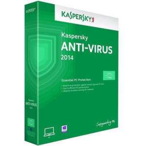 Kaspersky, Anti Virus 2014 RB (3 PC) (Dutch / French)