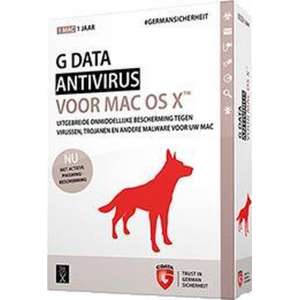 G Data Antivirus for MAC 1-MAC 1 year