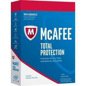 McAfee Total Protection 2018, 10 PC 10 licentie(s)
