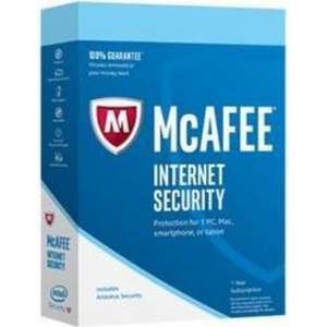 McAfee Internet Security 2018, 1 PC