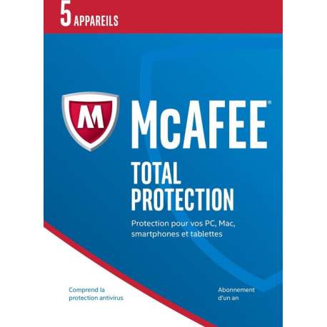 McAfee 2017 Total Protect 5 Device FR fr