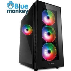 Blue Monkey Game PC - i5 10400 - RTX 2070 8GB - 16GB DDR4 - 240 GB M.2 SSD - 2TB HDD