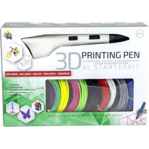 3Dandprint 3D Pen Starterspakket Wit - Inclusief 50 Meter Filament - 5 Stencils