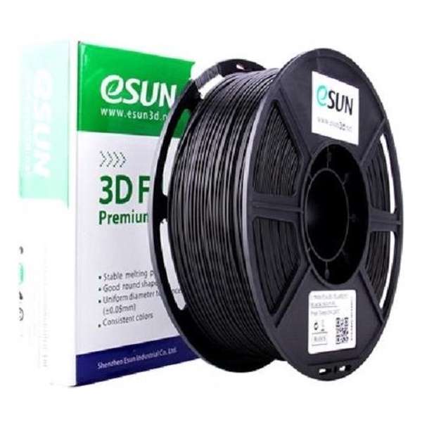 1.75mm zwart PLA filament 1kg eSun