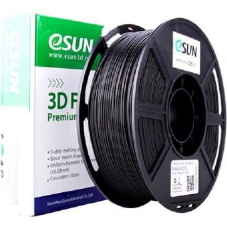 1.75mm zwart PLA filament 1kg eSun