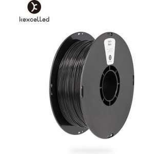 kexcelled-PLA-1.75mm-mat zwart/matte black-1000g (1kg)-3d printing filament