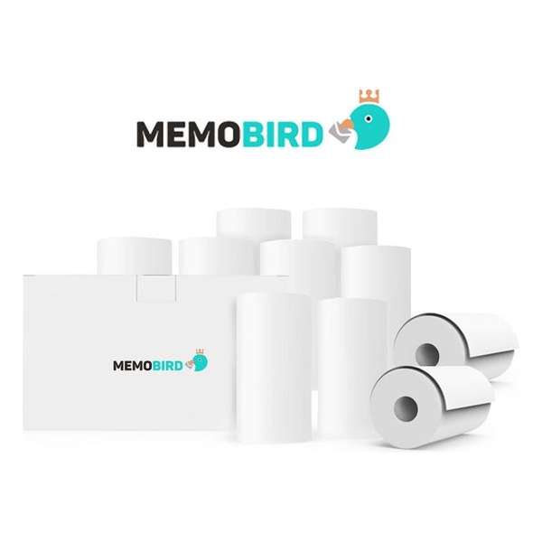 Memobird® 10x Standaard Print Papier – Memo -Wit – Portable Pocket Printer