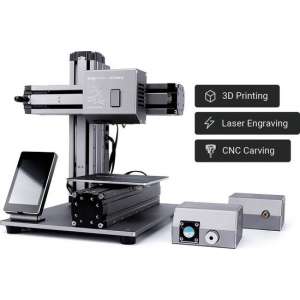 Snapmaker 3-in-1 3D printer, CNC frees en lasersnijder