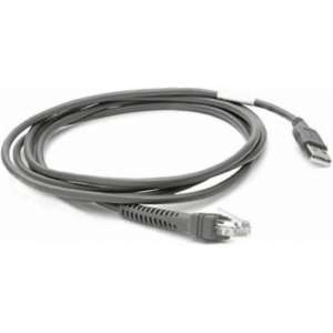 Zebra CBA-U21-S07ZBR seriële kabel Zwart 2,1 m USB EAS