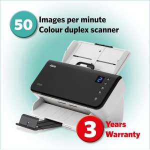 Alaris E1025 600 x 600 DPI ADF-scanner Zwart, Grijs A4