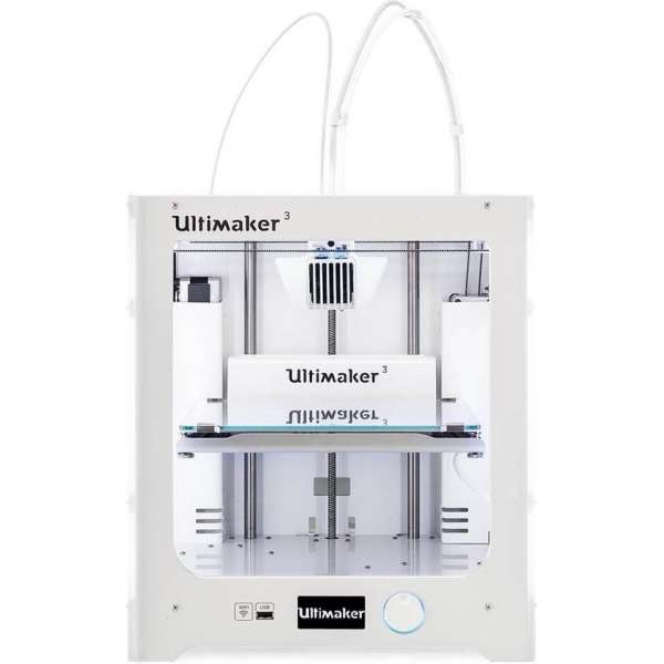 3D-Printer Ultimaker 3 Dual Nozzle-Systeem (Dual Extruder)