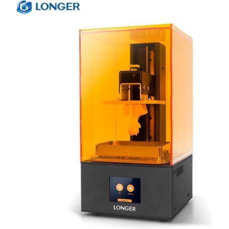 LONGER SLA 3D-printer Orange 10, hars 3D-printer met touchscreen, off-line afdrukken Build-formaat 3,86 x 2,17 x 5,5 inch