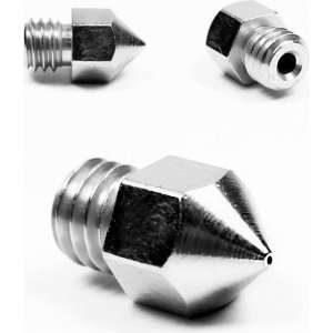 Micro Swiss Plated Wear Resistant Nozzle MK8 voor o.a. Creality (0.6 mm)