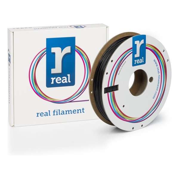 REAL Filament PETG zwart 1.75mm (500g)