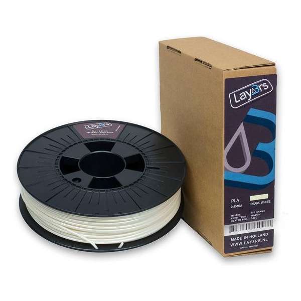 Lay3rs PLA Pearl white - 2.85 mm Lay3rs PLA Pearl white - 2.85 mm