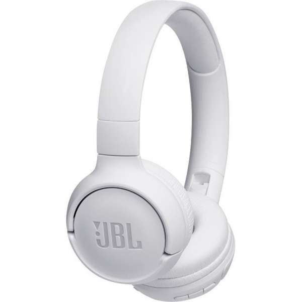 JBL T500BT Wit - Draadloze on-ear koptelefoon