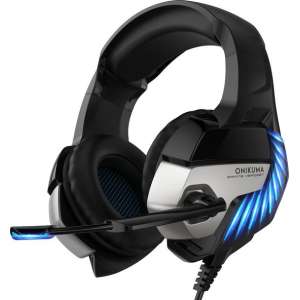 ONIKUMA K5 PRO - Gaming headset - Blauw Zwart - PS4 + PC + Xbox One + Nintendo Switch