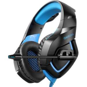 ONIKUMA K1-B - Gaming Headset - Multi Platform - Zwart/Blauw