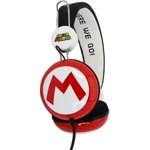 Super Mario Iconisch Symbool M Headset - Koptelefoon voor Kinderen en Tieners