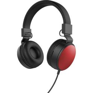 Maxam EJ-0301M On-ear koptelefoon - Zwart/Rood