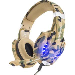 KOTION EACH G9600 gaming-headset met stereo USB-microfoon voor PS4-laptops (camouflage)